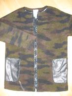 ESPRIT jas vest groen camouflage fleece maat 38, Kleding | Dames, Maat 38/40 (M), Ophalen of Verzenden, Zo goed als nieuw, Groen
