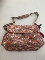 Leuke Studio Pip handtas met bloemen en vogels, Ophalen of Verzenden, Gebruikt, Bruin, Handtas