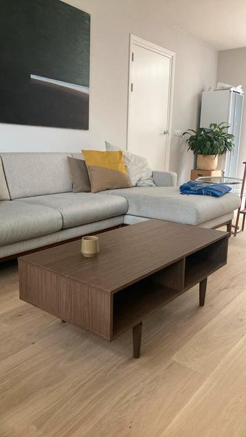 Salontafel in donker hout fineer