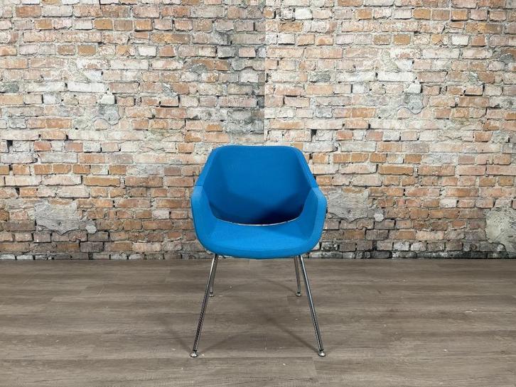 Artifort Gap felblauw bij TheReSales, Huis en Inrichting, Stoelen, Ophalen of Verzenden