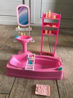 Barbie badkamer spullen., Kinderen en Baby's, Speelgoed | Poppen, Gebruikt, Ophalen of Verzenden, Barbie