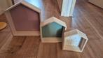 3 Houten Huisjes Decoratie - Nieuw, Ophalen, Nieuw