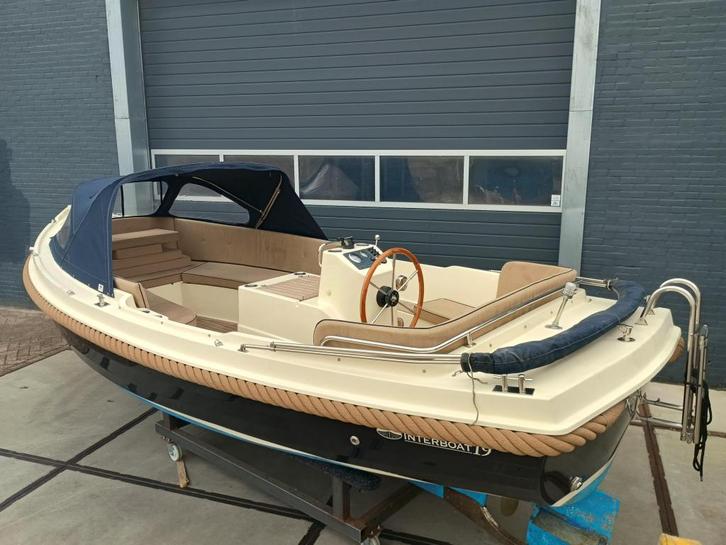 Interboat 19, Watersport en Boten, Sloepen, Gebruikt, 6 meter of meer, Binnenboordmotor, Diesel, Polyester