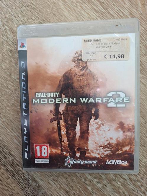 Call of Duty: Modern Warfare 2, PS3, Spelcomputers en Games, Games | Sony PlayStation 3, Gebruikt, Overige genres, Vanaf 12 jaar