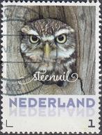 Nederland- Persoonlijke- Natuur- Vogels- Uil- Steenuil- G, Verzenden, Na 1940, Gestempeld