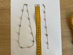 Zilveren Collier met Parels, Ophalen of Verzenden, Gebruikt, Zilver