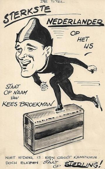 Originele Sytze Henstra diverse sport tekeningen/karikaturen beschikbaar voor biedingen