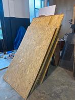 10 OSB Platen - 9  mm en 18 mm, Doe-het-zelf en Verbouw, Platen en Panelen, Ophalen, Gebruikt, Hout, Minder dan 20 mm