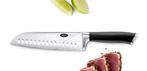Boretti Santokumes nieuw in opgeopende verpakking- Santoku, Huis en Inrichting, Keuken | Bestek, Ophalen of Verzenden, Nieuw, Rvs of Chroom
