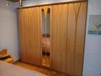 Komplrte slaapkamer, els massiefhout, inkl. lattenbodem, Ophalen of Verzenden, Zo goed als nieuw, Tweepersoons