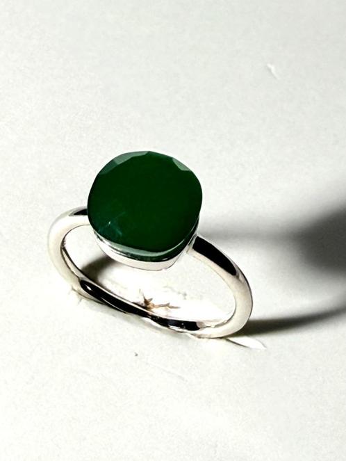 The Verdant Whisper Ring, Sieraden, Tassen en Uiterlijk, Ringen, Nieuw, Dame, 17 tot 18, Zilver, Ophalen of Verzenden