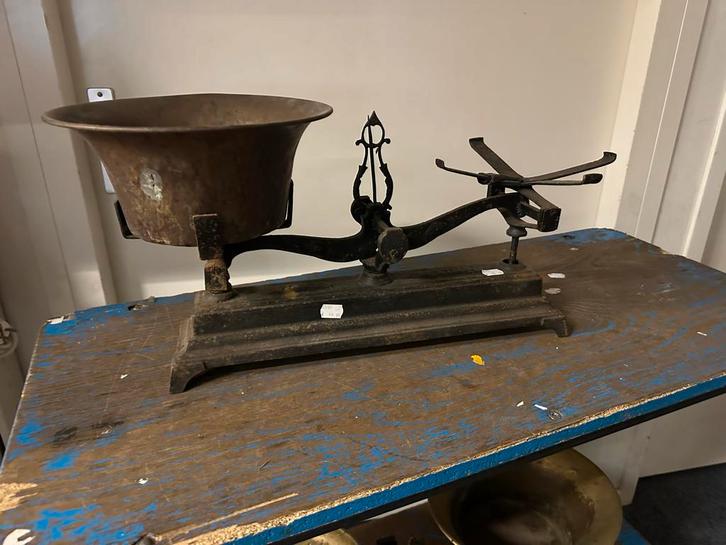 Antieke Weegschaal - Decoratief Object, Niet Compleet, Antiek en Kunst, Antiek | Gereedschap en Instrumenten, Ophalen of Verzenden