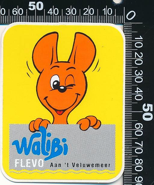 Sticker: Walibi (4), Verzamelen, Stickers, Zo goed als nieuw, Bedrijf of Vereniging, Ophalen of Verzenden