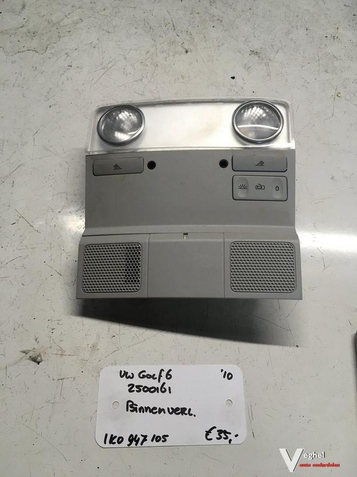 Vw Golf 6 1.2 B 6 bak handgesch. kleurcode LC9X 2010 2500161, Auto-onderdelen, Dashboard en Schakelaars, Gebruikt, Ophalen of Verzenden