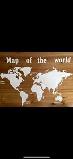 Houten Wereldkaart Decoratie, Ophalen, Nieuw