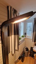 Design lamp zwart dimbaar staand, Huis en Inrichting, Lampen | Vloerlampen, 150 tot 200 cm, Metaal, Zo goed als nieuw, Strak