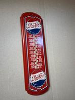 Pepsi Cola oude reclame thermometer, Verzamelen, Reclamebord, Gebruikt, ., Ophalen of Verzenden