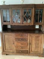 Antieke Buffetkast, Huis en Inrichting, Kasten | Buffetkasten, Ophalen, Gebruikt, Glas, 150 tot 200 cm