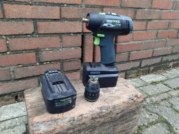 Festool T 18+3 Accuboormachine – 2 Accu’s – Snelspanboorkop beschikbaar voor biedingen