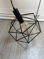 Hanglamp ‘Tatum’ zwart incl. Lichtbron, Ophalen, Zo goed als nieuw, Metaal, Minder dan 50 cm