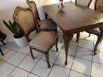 Antieke tafel met vier stoelen, Antiek en Kunst, Antiek | Meubels | Tafels, Ophalen