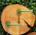 Groene Deurkruk, Ophalen of Verzenden, Zo goed als nieuw, Koper of Messing, Klink of Kruk