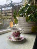 Kop en schotel van Royal Albert, Chrysanthemum (november), Ophalen of Verzenden