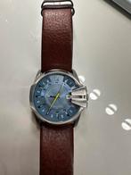 Diesel DZ1399 herenhorloge, Overige merken, Leer, Staal, Polshorloge