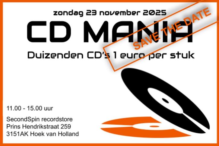 CD MANIA: duizenden CD's voor 1 euro, Cd's en Dvd's, Cd's | Pop, Gebruikt, 1980 tot 2000, Ophalen