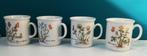 4 vintage wildflowers bekers Kronester Bavaria, Huis en Inrichting, Keuken | Servies, Ophalen of Verzenden, Zo goed als nieuw