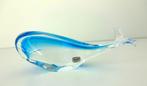 Kristal vis walvis in helder en lichtblauw 3742-g, Antiek en Kunst, Antiek | Glas en Kristal, Ophalen of Verzenden
