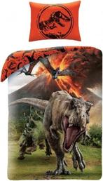 Jurassic World Dekbedovertrek 140 x 200 cm, Dekbedovertrek, Nieuw, Ophalen of Verzenden, Jongetje