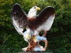 Adelaar met Gespreide Vleugels - 55 cm - Polystone, Ophalen of Verzenden, Kunststof, Dierenbeeld