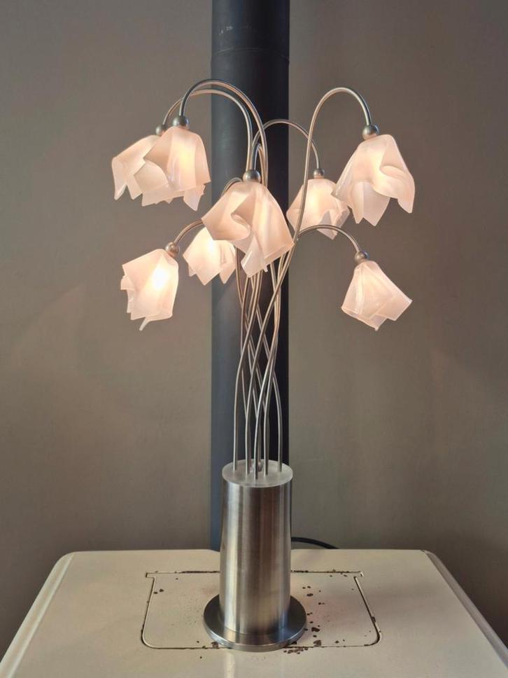 Harco Loor Dedign tafellamp, Huis en Inrichting, Lampen | Tafellampen, Zo goed als nieuw, 50 tot 75 cm, Kunststof, Metaal, Ophalen of Verzenden