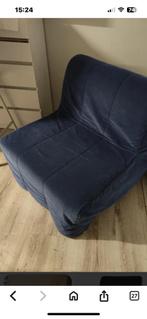 Slaap fauteuil lycksele lovas ikea, Huis en Inrichting, Slaapkamer | Slaapbanken, 90 cm, Eenpersoons, Blauw, Ophalen of Verzenden