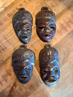 Houten Afrikaanse maskers, Ophalen of Verzenden