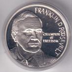 Nederland, 25 Ecu, 1994, zilver (Franklin D. Roosevelt), Zilver, Overige waardes, Ophalen of Verzenden, Losse munt