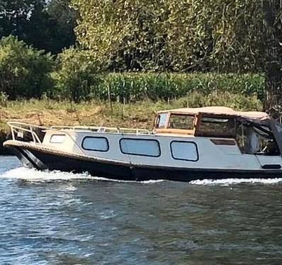 Zalmschouw 8.95m - Klassieke boot, Watersport en Boten, Motorboten en Motorjachten, Gebruikt, Staal, 6 tot 9 meter, Diesel, Binnenboordmotor