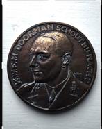 WW2. Bronzen penning Karel Doorman Slag in de Javazee, Verzenden, Marine, Amerika, Lintje, Medaille of Wings