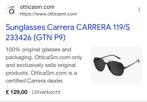 Nieuwe carrera prachtige zonnebril, Sieraden, Tassen en Uiterlijk, Zonnebrillen en Brillen | Heren, Zonnebril, Zwart, Carrera
