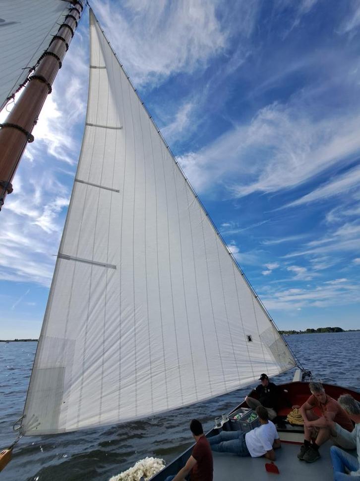 Zeilen, Gaffels & Fokken voor Platbodem  te koop en gezocht, Watersport en Boten, Zeilen en Zeiltoebehoren, Gebruikt, Grootzeil