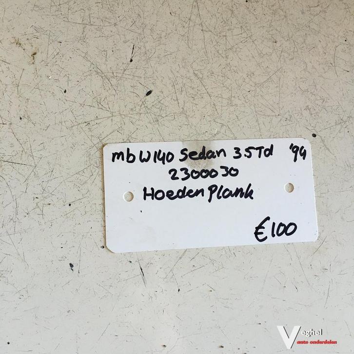 Mercedes W140 3.5 Turbodiesel 1995 wagennr 2300030 Hoedenpla, Auto-onderdelen, Interieur en Bekleding, Gebruikt, Ophalen