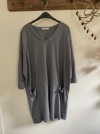 Tuniek van hennep en katoen maat S/M grijs, Ophalen of Verzenden, Zo goed als nieuw, Maat 38/40 (M), Grijs