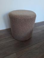 Poef Teddy Taupe., Huis en Inrichting, Ophalen, Minder dan 50 cm, Rond, Minder dan 50 cm