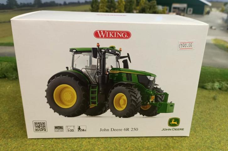 John Deere 6R 250 wiking, Hobby en Vrije tijd, Modelauto's | 1:32, Nieuw, Tractor of Landbouw, Overige merken, Ophalen of Verzenden