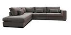 Stoere bank in ijzersterke stof Alpine brown, Huis en Inrichting, Banken | Bankstellen, Ophalen, Nieuw, Vierpersoons of meer, Stof