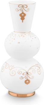 Pip Studio Royal Winter White Vaas 15cm Rond Royal Christmas, Ophalen of Verzenden
