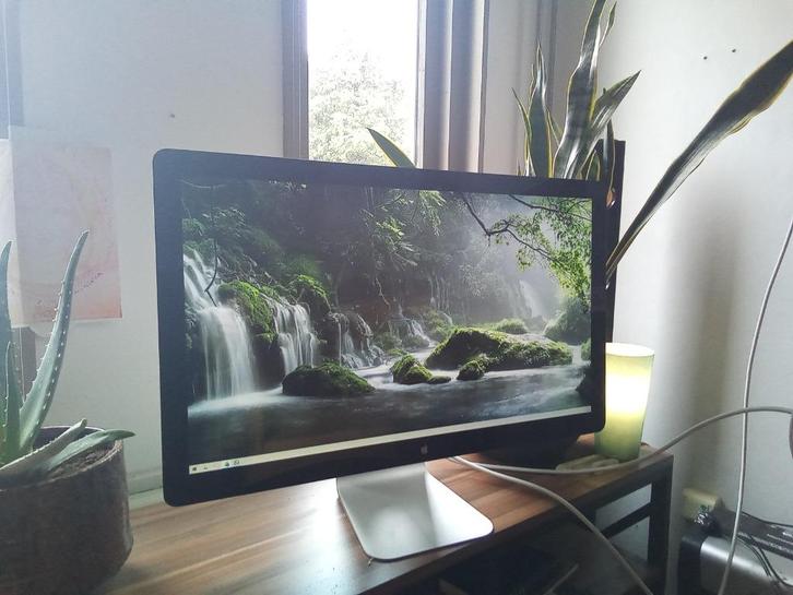 Apple Thunderbolt Display 27" (A1407), Computers en Software, Monitoren, Gebruikt, 60 Hz of minder, Thunderbolt, USB-C, Ingebouwde speakers