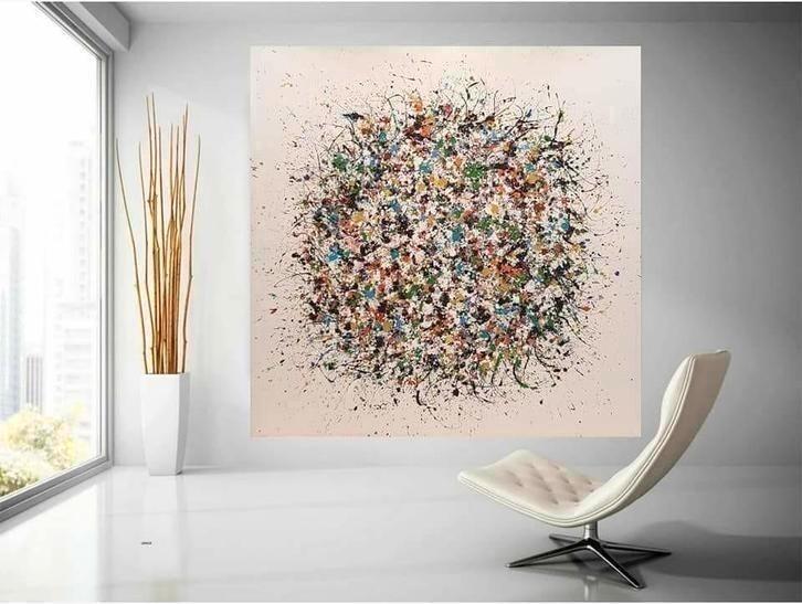 THE WORLD OF ALL, Antiek en Kunst, Kunst | Schilderijen | Abstract, Ophalen of Verzenden