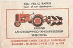 tractor trekker ploeg SMECOMA Sonnemans Someren - landbouw, Verzamelen, Ophalen of Verzenden